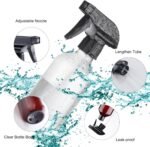 Teyssor Spray Bottles Water Spray Bottle - BPA Free - 10 oz/300 ml Plastic Refillable Containers Fine Mist Small Spray Bottle with Adjustable Nozzle for Hair, Cooking, Cleaning - Image 5