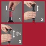 Vacu Vin Wine Saver Vacuum Stoppers - Set of 8 - Gray - Airtight Seal for Opened Bottles to Preserve Freshness Up to 10 Days - Food Grade Rubber - Easy to Use Perfect for Every Occasion - Image 4