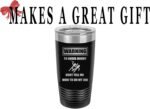 Rogue River Tactical Funny Warning Avoid Injury Job Large 20 Ounce Travel Tumbler Mug Cup w/Lid Sarcastic Work Gift For Boss Manager or Supervisor Black - Image 7