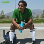 koodee 20 oz Stainless Steel Skinny Tumblers (4 Pack) Double Wall Insulated Water Tumbler Cup with Straw, Lids and Straw Brushes (Baby blue/White/Pink/Sky Blue) - Image 7