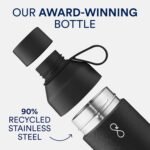 Ocean Bottle Original 25 oz | Stainless Steel Water Bottle | Reusable & Sustainable | Keeps Drinks Cold & Hot | Eco Friendly Gift (Obsidian Black) - Image 3