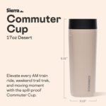 Corkcicle Commuter Cup - Insulated Stainless Steel Travel Mug - Holiday Mug Gift - 17 oz - Desert - Image 3
