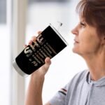 Inspirational Woman Affirmation 20oz Travel Coffee Mug Tumbler, Feminist Female Women Empowerment Gifts, Motivational She Is Me Water Stainless Steel Tumbler with Lid and Straw Drinkware - Image 3