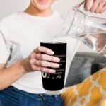 Inspirational Woman Affirmation 20oz Travel Coffee Mug Tumbler, Feminist Female Women Empowerment Gifts, Motivational She Is Me Water Stainless Steel Tumbler with Lid and Straw Drinkware - Image 5