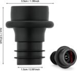 12 Pieces Wine Stoppers Vacuum, Silicone Wine Saver & Preserver, Reusable Bottle Sealer, Keep Fresh - Image 3