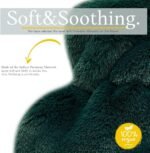 Qomfor Hot Water Bottle with Soft Cover - 1.8L Large - Classic Hot Water Bag for Pain Relief, Neck and Shoulders, Feet Warmer, Menstrual Cramps, Hot and Cold Therapy - Great Gift for Women - Green - Image 3