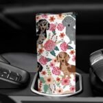 Dachshund Cup - Dachshund Gifts for women - Gift for Dog Lovers-20 oz Tumbler with Straw and Lid - Stainless Steel Insulated Water bottleTravel Coffee Mug - Image 4