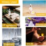 36 Pack 2oz Clear Glass Dropper Bottles, 60ml Glass Eye Dropper Bottles for Essential Oils, Perfumes, Laboratory Use (Gold & dropper, 2oz-36Pack) - Image 5