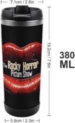 The Rocky Horror Picture Show Travel Coffee Mug Reusable Insulated Drinking Cup with Lid for Home Outdoor Works 13 Oz - Image 3