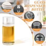 6Pcs Small Oil and Vinegar Dispenser Bottles, 3.4oz/100ml Leak-proof Glass Cruet Bottles, BPA Free Cooking Oil Container for Kitchen Organization Salad Dressing Balsamic Soy Sauce - Image 5
