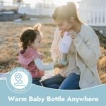 Papablic Portable Travel Baby Bottle Warmer Plus, 18 oz Large Capacity Stainless Steel Bottle Warmer, Safe & Easy to Clean - Image 7
