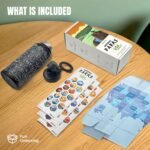 Hiker's Go National Parks Water Bottle – 32oz Insulated Stainless Steel with Magnetic Phone Holder Leakproof Lid & 63 Waterproof Stickers – Great for Hiking, Camping & Gift Giving - Image 5