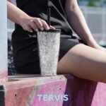 Tervis Spring Gingham Made in USA Double Walled Insulated Tumbler Travel Cup Keeps Drinks Cold & Hot, 24oz with Straw Lid, Classic - Image 5