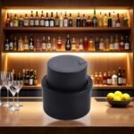 Black Fizz Keeper, Bottle Pump Caps,Wine Stoppers for Wine Bottles, Bottle Stopper, Bottle Saver Stopper, Like A Wine Bottle Stopper, Drink Cap, Fizzy Sealer, Vacuum Soda Cap,Wine Stoppers - Image 4