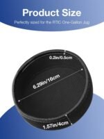 SUNMON Replacement Lid Compatible with RTIC Water Bottle - Steel Handle RTIC Lid Compatible with One Gallon and Half Gallon Only, BPA-Free Leakproof Hydro Jug Cover - Image 3