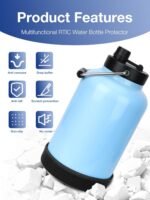 SUNMON Replacement Lid Compatible with RTIC Water Bottle - Steel Handle RTIC Lid Compatible with One Gallon and Half Gallon Only, BPA-Free Leakproof Hydro Jug Cover - Image 4