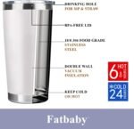 Fatbaby Retired Tumbler Gifts For Women, Retired Under New Management See Grandkids For Details Coffee Tumbler, Funny Happy Retirement Gift Cup For Grandma Women 20 Oz - Image 4