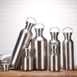 CDJ 12 oz Single Walled Stainless Steel Leak Proof Sports Water Bottle 18/8(304) Metal Water Bottle for Cyclists, Runners, Hikers, Beach Goers, Picnics, Camping - BPA Free - Image 3