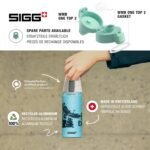 SIGG - Aluminium Children's Drinking Bottle - WMB ONE Brave Cheetah - Suitable for Carbonated Drinks - Leak-Proof - Feather-Light - BPA Free - ClimatePartner Certified - Sports & School - Light Blue - - Image 5