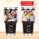 Personalized 30oz Photo Tumbler Stainless Steel, Custom Name Image Printed Cup, Insulated Travel Mug Mothers Day Gifts Mom Grandma Wife - Image 3