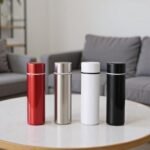 Small Stainless Steel Insulated Water Bottle, Vacuum Water Bottle, Slim Tumbler, Small Sports Bottle, Leak Proof,Coffee Cup, Pocket Bottle, Coffee Bottle, keep hot and cold (Red) - Image 4