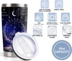 Velaris City of Starlight 20oz Stainless Steel Tumbler with Lid and Straw Bookish Gift Book Lover Tumbler Acotar Night Court Gift (Tum-Purple Velaris) - Image 3