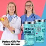 Grifarny Nurse Gifts for Women - Nurse Appreciation Gifts - Nurses Week Gift - Graduation, Christmas Gift for Nursess Practitioner, RN, Nursing - Nurses Daily Affirmations Tumbler Cup 20 oz - Image 3