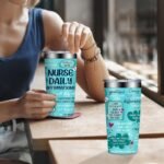 Grifarny Nurse Gifts for Women - Nurse Appreciation Gifts - Nurses Week Gift - Graduation, Christmas Gift for Nursess Practitioner, RN, Nursing - Nurses Daily Affirmations Tumbler Cup 20 oz - Image 8