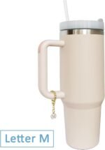 Letter Charm Accessories for Stanley Cup 2PCS Initial Name ID Personalized Handle Charm for Stanley Tumbler - Image 5