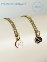 Letter Charm Accessories for Stanley Cup 2PCS Initial Name ID Personalized Handle Charm for Stanley Tumbler - Image 6