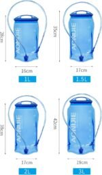 AONIJIE Leakproof Water Reservoirs for Backpacks/Running Vest Pack - 1L / 2L / 3L Hydration Bladder - Image 4