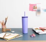 LifeStraw Go Series Tumbler – Double Wall Insulated Stainless Steel Water Filter, Thistle Purple, Designed for Everyday Use, Removes Bacteria, Parasites, Microplastics, and Improves Taste - Image 5