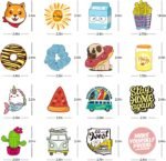 200 PCS Water Bottle Stickers for Kids Teens, Cute Vinyl Waterproof Laptop Skateboard Stickers for Aesthetic Car Decals Computer Hydroflask Adults Teens Kids Girls (200 pcs) - Image 4