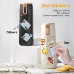 200 PCS Water Bottle Stickers for Kids Teens, Cute Vinyl Waterproof Laptop Skateboard Stickers for Aesthetic Car Decals Computer Hydroflask Adults Teens Kids Girls (200 pcs) - Image 6