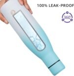 BJPKPK Insulated Water Bottle 12oz Small Stainless Steel Water Bottles Reusable Metal Thermo Keep Cold and Hot,Sea Salt - Image 5