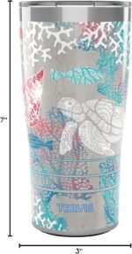 Tervis 20oz Stainless Steel Triple Walled Insulated Tumbler, Ocean Life Dive, Keeps Drinks Cold & Hot, Travel Cup with Lid - Image 10
