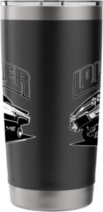 Chicano Cholo Low Rider Car Classic Mens Vintage Lowrider Stainless Steel Insulated Tumbler - Image 3