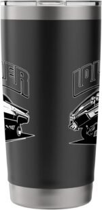 Chicano Cholo Low Rider Car Classic Mens Vintage Lowrider Stainless Steel Insulated Tumbler - Image 4