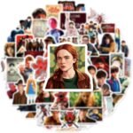 54pcs Cartoon Stranger Movie Things 5 Stickers Pack,Waterproof Vinyl Stickers for Adult Teen Girl Laptop Skateboard Bike Guitar Water Bottle Travel Case Helmet Notebook Scrapbook - Image 5