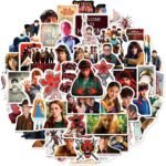 54pcs Cartoon Stranger Movie Things 5 Stickers Pack,Waterproof Vinyl Stickers for Adult Teen Girl Laptop Skateboard Bike Guitar Water Bottle Travel Case Helmet Notebook Scrapbook - Image 6