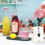 Brajttt 8 Set,Flip Top Glass Bottle,32oz Glass Bottle with Airtight Lid, Kombucha Bottles with Sealed Rubber Lid for Oil, Beer, Soda Water, Vinegar, Lemonade, Juice, Honey, DIY Storage Containers - Image 5