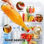 Brajttt 8 Set,Flip Top Glass Bottle,32oz Glass Bottle with Airtight Lid, Kombucha Bottles with Sealed Rubber Lid for Oil, Beer, Soda Water, Vinegar, Lemonade, Juice, Honey, DIY Storage Containers - Image 6