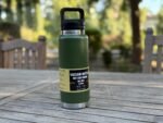 36 oz Vacuum Insulated Water Bottle, Stainless Steel, Leak Proof with Guzzle Cap (OD Green) - Image 3