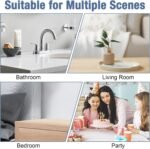 2Pcs Bathroom Mouthwash Toothbrush Cups, Unbreakable Reusable Toothbrush Tumbler, Stainless Steel Liner Eco-Friendly Drinking Cup for Home/Bathroom/School/Office (White, Pink) - Image 5