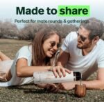 Kalmateh Stainless Steel Thermo Bottle 34oz for Hot Drinks, Precise Pouring for Coffee, Tea, Yerba Mate and Cold Beverages - Image 10