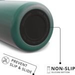 Elemental Artisan Insulated Tumbler, Triple Wall Coffee Travel Mug, Reusable Stainless Steel Coffee Tumbler with Ceramic Lid, Thermal Coffee Cups for Hot (6 Hrs) & Cold (18 Hrs), 16oz - Forest Green - Image 5