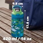 Contigo children's drinking bottle Easy Clean Autospout with straw, BPA-free robust water bottle, 100% leak-proof, easy to clean, ideal for daycare, school and sports, 420 ml, Purple, Green, Blue - Image 4