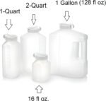 128 fl. oz (1 Gallon) Water Jug, Refrigerator Shaker, Pitcher, Engraved Measurements, Mixer Bottle, Leak Resistance, Dishwasher Safe, BPA Free, with Easy-Pour Spout - Image 3