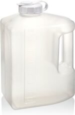 128 fl. oz (1 Gallon) Water Jug, Refrigerator Shaker, Pitcher, Engraved Measurements, Mixer Bottle, Leak Resistance, Dishwasher Safe, BPA Free, with Easy-Pour Spout - Image 4