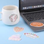 100PCS Cute Preppy Stickers Pink Motivational Vinyl Waterproof Stickers for Laptop Bumper Water Bottles Computer Phone Hard Hat Car Inspirational Decals for Adults Women Kids Teen Girls - Image 7